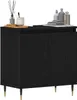 Waschbeckenunterschrank Schwarz Eiche 58x33x60 cm Produktbild-Vorschau 3