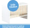 KMbaby Babybett K2 gelb-weiss 120x60 mit 10tlg Bettwäsche Produktbild-Vorschau 3