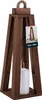 KOTARBAU® Lanterne en bois Marron 13,5 x 13,5 x 34 cm Voir les images du produit 1