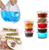 50 Sets 2oz Plastikbehälter mit Deckel, Einwegbecher, Produktbild-Vorschau 2