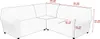 Topchances Velvet Sofa Cover L Shape 5 Seater Corner Sofa Náhled obrázku produktu 7