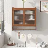 Sweiko 63CM porta di vetro Vintage doppia porta armadio a Anteprima dell’immagine prodotto 1