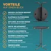 Casaria® Stehtisch Klappbar Outdoor Gastro Bistrotisch 2x Produktbild-Vorschau 7