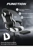 Delman Bürostuhl Gaming Stuhl Gaming Sessel Ergonomischer Produktbild-Vorschau 5