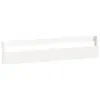 vidaXL Wand-Schuhregale 2 Stk. Weiß 110x9x23 cm Massivholz Produktbild-Vorschau 5