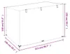 vidaXL Abdeckung für Schaukelbank 12Ösen 215x150x130/150cm Produktbild-Vorschau 6