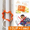 100x DUO CLIPS Extra silný držák kabelů 22–50 mm Náhled obrázku produktu 3
