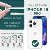 Custodia NALIA "GLAZE" per Apple iPhone 15 Pro - Custodia Anteprima dell’immagine prodotto 4
