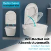 SSWW Hänge-Dusch-WC, 525x365x330 mm, Serie Alpha, Produktbild-Vorschau 6