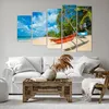 Bild auf Leinwand - Leinwandbild - Golf Ozean Palme Boot - Produktbild-Vorschau 6