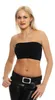 Damen Bandeau-BH Bra Büstenhalter Trägerlos; Schwarz M/L Produktbild-Vorschau 1