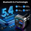 Trasmettitore FM Gizmovine, Bluetooth 5.4, 63W (PD 45W e Anteprima dell’immagine prodotto 2