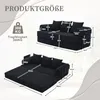 LVHOM Klappbares Schlafsofa aus Cordstoff, Modulares Produktbild-Vorschau 7