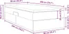 vidaXL Aufbewahrungsbett mit Matratze Schwarz 90 x 200 cm Produktbild-Vorschau 8