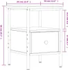 vidaXL Table de nuit chêne Sonoma 34x36x50 cm bois Voir les images du produit 7