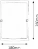 Nedda 3687 Rabalux E27 lampada da parete per bagno in vetro Anteprima dell’immagine prodotto 2