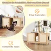 Mueble COSTWAY para arenero de gato, casa para gatos con Vista previa de la imagen del producto 7