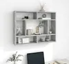 vidaXL Étagère murale gris béton 75x16x55 cm Bois composite Voir les images du produit 1