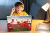 MuchoWow® Laptop Aufkleber Sticker Cover Sonnenuntergang Produktbild-Vorschau 3