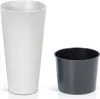 Prosperplast Blumentopf TUBUS SLIM Weiß 25 cm Produktbild-Vorschau 9