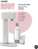 Gazéificateur d'eau Mysoda Ruby, Capacité 500ml/1L, Blanc, Voir les images du produit 3