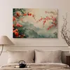 Muralo Leinwandbild Canvas BLUMEN Pflanzen Berge Landschaft Produktbild-Vorschau 5