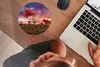 MuchoWow® Mauspad Mousepad Mohn - Blumenfeld - Rot 20x20 cm Produktbild-Vorschau 3