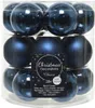 Perle di vetro rotonde blu lucido/opaco Set di 18 pezzi 4 Anteprima dell’immagine prodotto 6