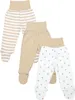 TupTam Pumphose Baby Jungen mit Fuß 3er Pack – Weiche Baby Produktbild-Vorschau 1