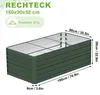 XINZI Hochbeet Metall Verzinktes Gartenbeet aus Stahl, Produktbild-Vorschau 2