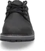 A close-up, front-facing view of a black shoe. Anteprima dell’immagine prodotto