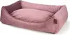 A pink pet bed with raised sides, shown from a slightly elevated angle against a white background. Produktbild-Vorschau