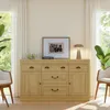 UnboxG Sideboard 135×39,8×80 cm přírodní, kuchyňská a Náhled obrázku produktu 3