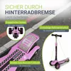 JUSKYS® Kinderroller Lumox - Rosa, LED Räder, Produktbild-Vorschau 7
