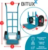 Bituxx Sackkarre mit Luftbereifung 200kg Blau MS-15904 Produktbild-Vorschau 3