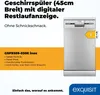 Exquisit Geschirrspüler GSP9309-030E inox | Spülmaschine 45 Produktbild-Vorschau 2