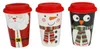 Porzellan Weihnachtsbecher to go 350ml Kaffeebecher Produktbild-Vorschau 2