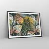 Gerahmtes Poster - Schwarzer Rahmen - Blätter modern bunt - Produktbild-Vorschau 8