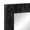 vidaXL Badspiegel Schwarz 50x70x2,5 cm Massivholz Mango und Produktbild-Vorschau 4