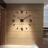 Zegar Przyklejany Nowoczesny Na Ścianę 3D Cichy  120 cm Podgląd zdjęcia produktu 10