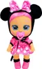 A doll dressed as Minnie Mouse with pink hair, a pink polka dot dress, and black mouse ears. Náhľad obrázku produktu