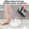 Elektrický ruční mixér o výkonu 800 W s 5 stupni, včetně Náhled obrázku produktu 7