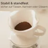 Kaffeefilter weiß Keramik Größe 4 Handfilter Produktbild-Vorschau 3