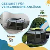 PawHut Welpenauslauf Welpenlaufstall faltbar Laufgitter Produktbild-Vorschau 7