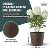 XXL Pflanzkübel „Millennium“ Ø59xH49 cm - 80L - Braun - Produktbild-Vorschau 2