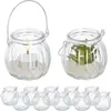 Zestaw 12 szklanych lampionów Podgląd zdjęcia produktu 1