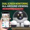 Dual-Linsen Akku WLAN Kamera 1080P HD | 360° Panorama Produktbild-Vorschau 5