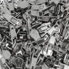 10 Zipper für Profil-Reißverschlüsse, 5mm silber Produktbild-Vorschau