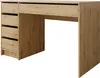 A wooden desk with drawers on a white background. Náhled obrázku produktu