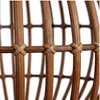 Pendelleuchte rund Ø 40 cm Bambus Korbschirm Braun E27 Boho Produktbild-Vorschau 5